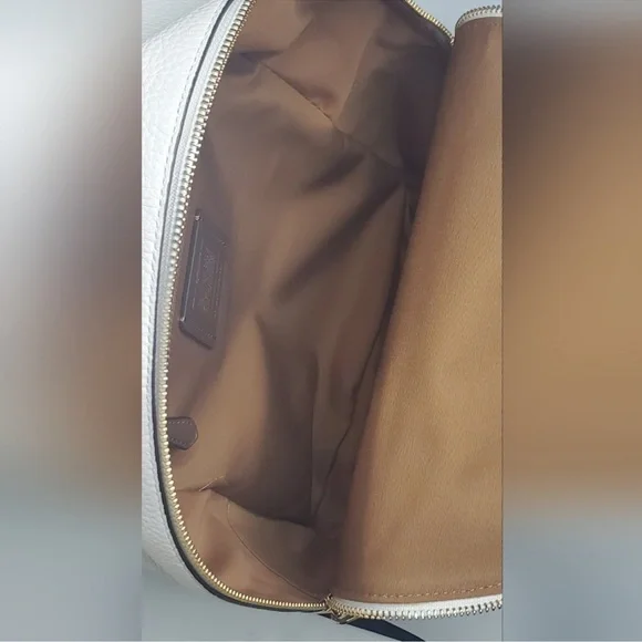 NWOT Coach Charlie Cream Backpack - Picture 9 of 11